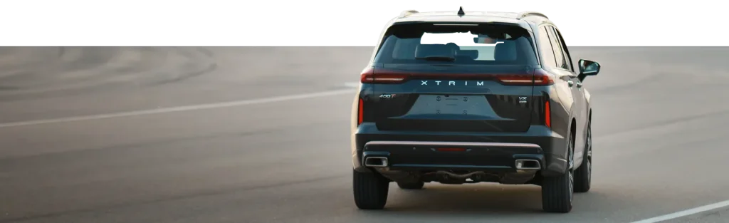 نمای پشت اکستریم VX در تست درایو